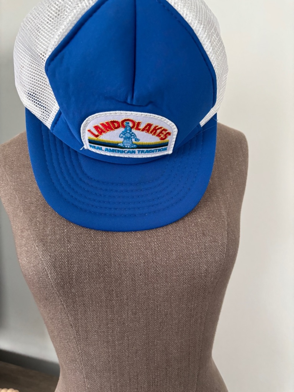 Land O Lakes Blue & White Trucker Hat